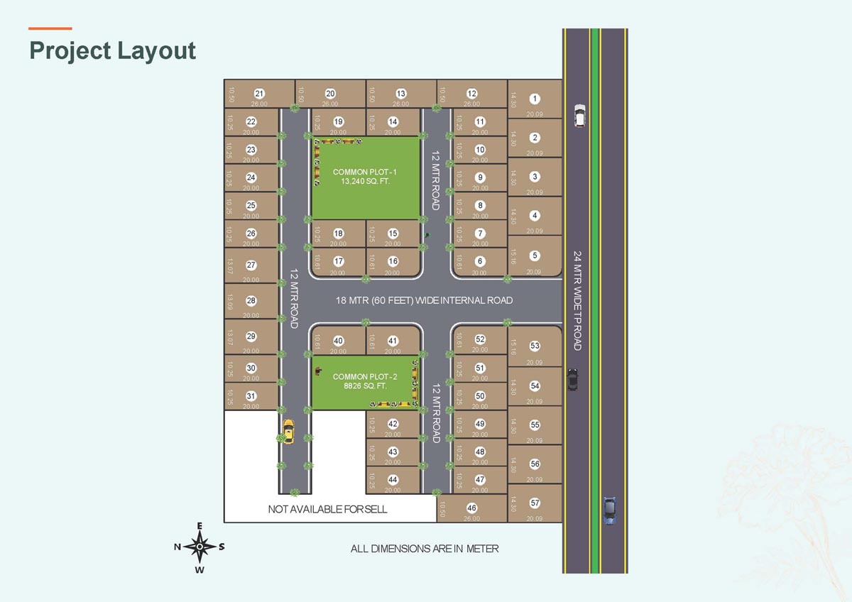 Dholera Marigold 548 - Residential plots Development of Dholera SIR